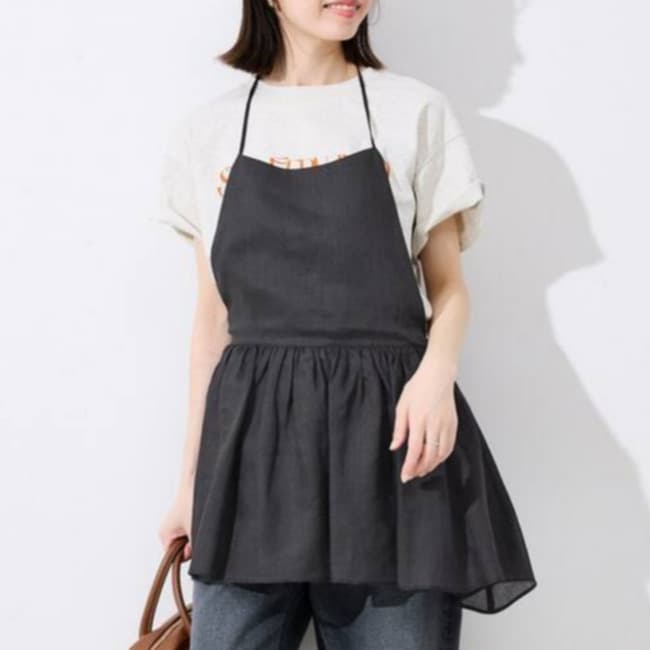 wunderstory 시어 라미에 앞치마 블라우스 2컬러 상품 이미지